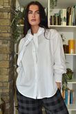 Paloma Tela Neckerchief Blouse White